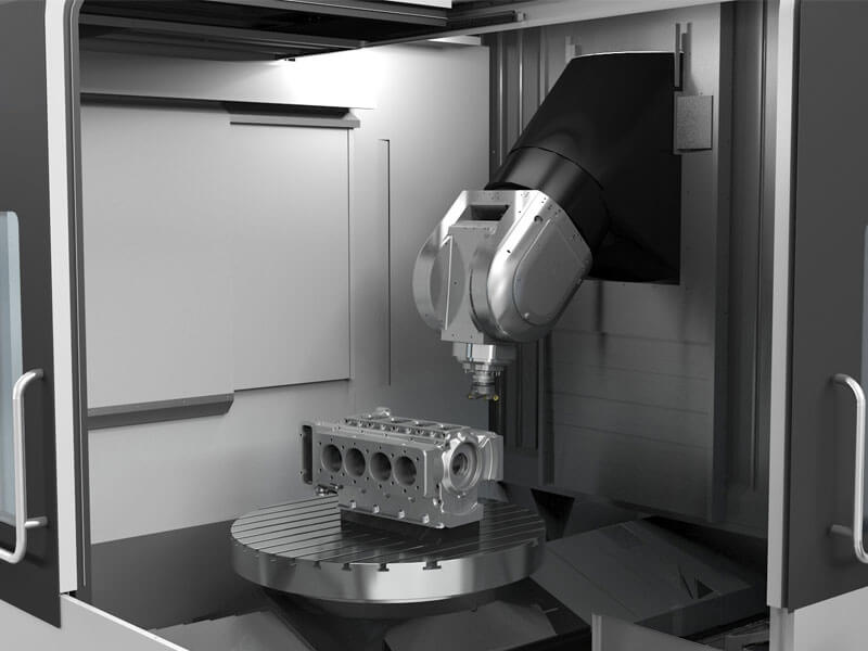 Five axis machining is a mode of NC machine tool machining